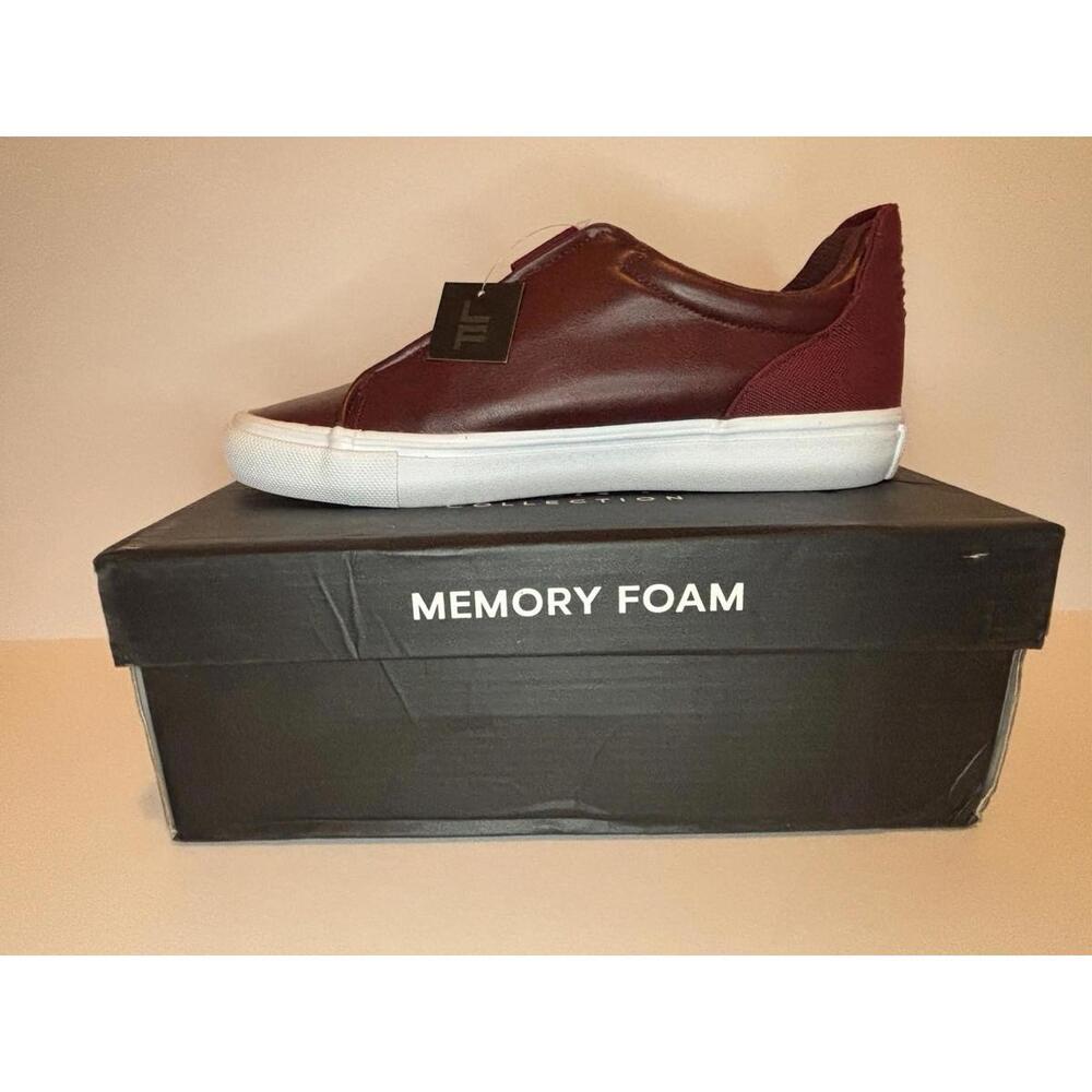 London Fog LFM-Francis Cabernet Colored CL30373M Size 10  W/Memory Foam